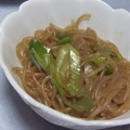 きらり流れ星's cooksnap of when they made 糸蒟蒻と長ネギのオイスターソース炒め.
