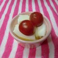 るらちゃん's cooksnap of when they made 夏の美味しいデザート♬ トマト杏仁♬.