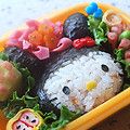 ビックリパーピー's cooksnap of when they made キャラ弁☆黒うさキティちゃん.