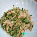 lesco's cooksnap of when they made 韓国風鶏ササミときゅうりの和えもの☆.