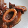 rakuen's cooksnap of when they made 肝もいれてね♪イカ煮付け.