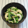 カルン's cooksnap of when they made エビとほうれん草と卵のマヨネーズ炒め.
