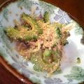 umizarusuki's cooksnap of when they made 夏限定☆ゴーヤともやしのにんにくナムル.