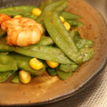 こはがえる's cooksnap of when they made スナップえんどうとさやえんどうの塩炒め.