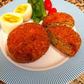 あやぷー７'s cooksnap of when they made 鶏ミンチと豆腐の大葉メンチカツ.