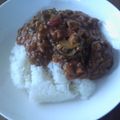 ＲＹＵ☆ＳＡＨＯ's cooksnap of when they made 挽き肉のトマトカレー.