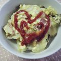 3姉妹ちゃんママ's cooksnap of when they made ささっとランチに！オムレツ丼☆.