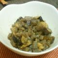 Aritaka's cooksnap of when they made 茄子とこんにゃくのコロコロ炒め.