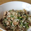 kikikko's cooksnap of when they made 豚肉とネギのマヨ醤油チャーハン☆.