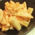 徹嫁っち's cooksnap of when they made ☆簡単☆激うま☆長いもキムチ☆.