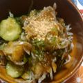 owanchan's cooksnap of when they made キュウリと大根とちりめんのポン酢和え.