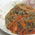 umemodoki's cooksnap of when they made 人参とこんにゃくの簡単ゴマ和えきんぴら.