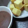 まめ子チャン's cooksnap of when they made しっとり食感☺カステラのココアフォンデュ.