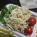 happyasami's cooksnap of when they made 大根とキュウリのゴマサラダ.