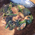 ケロのん's cooksnap of when they made 牡蠣とほうれん草の塩炒め.