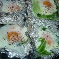 クレイプメートル's cooksnap of when they made ハムエッグ☆のホイル蒸し.