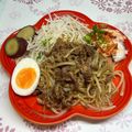 まこさんど's cooksnap of when they made 牛肉もやしの焼き肉丼.