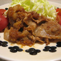 まろんかふぇ's cooksnap of when they made やわらかじゅーしぃ★豚肉のしょうが焼き.