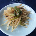 枝豆コロ助's cooksnap of when they made ウドの皮の塩きんぴら.