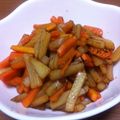 ayatowa's cooksnap of when they made 手抜きごめん！人参&ポテトのたらこ和え.