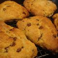 peachUK's cooksnap of when they made アメリカンなチョコチップスコーン.