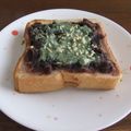 よちりん's cooksnap of when they made よもぎあんぱん風　トースト.