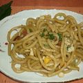 クレイプメートル's cooksnap of when they made 梅でさっぱり♪照り焼き卵うどん♪.
