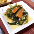 mutsu＊'s cooksnap of when they made 小松菜と人参とおじゃこの煮浸し.