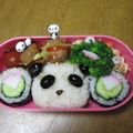 大福もなか's cooksnap of when they made ミートボールバーガー＊キャラ弁おかず＊.