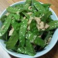 チビのおさんぽ's cooksnap of when they made 超簡単さやえんどうレシピ.