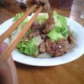 ぽんず推し！'s cooksnap of when they made 簡単☆牛肉とレタスだけでウマウマおかず♪.