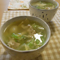 chisa☆☆'s cooksnap of when they made シャキッと美味しく！筍とレタスのスープ.