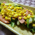 いずみるく's cooksnap of when they made チンゲン菜ととうもろこしのオイスター炒め.