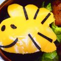 saki1010's cooksnap of when they made キャラ弁★ウッドストックのお弁当.