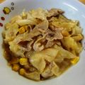 えいなつママ's cooksnap of when they made 春キャベツと豚の味噌コーンバター北海蒸煮.