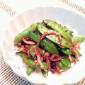 awachan's cooksnap of when they made スナップエンドウの桜えび炒め.