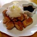puniＫ's cooksnap of when they made ガッツリ食べよう‼もも肉の柚子ポンソテー.