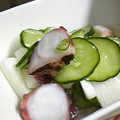 若鬼嫁あきちゃん's cooksnap of when they made 簡単たこと長いもの和えるだけおつまみ.