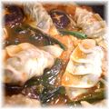 せろ君's cooksnap of when they made 滝汗覚悟！キムチギョーザなべ～.