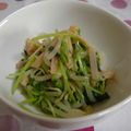 eyoshi1205's cooksnap of when they made お助け１品♬豆苗ともやしのピリ辛中華和え.