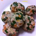 くっきぃ☆'s cooksnap of when they made にらがきいてる♪鶏挽肉団子.