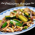 1646's cooksnap of when they made いかときゅうりの辛味炒め.
