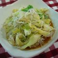 レオン犬's cooksnap of when they made キャベツとシラスのおひたし.