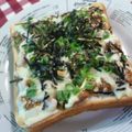 レオン犬's cooksnap of when they made 中華風☆納豆トースト.