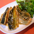 nekoland's cooksnap of when they made 煮るだけ簡単♪レタス巻き巻き鯵の蒲焼風☆.