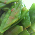 chiro☆emi's cooksnap of when they made きぬさやの梅肉あえ☆彡.