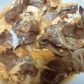 MARU★MARU's cooksnap of when they made 甘辛味付けの牛肉とわかめのうどん！！.