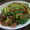 ちべターリー's cooksnap of when they made ピーマンと豚肉の黒酢炒め*.