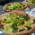 ぽんつ♪'s cooksnap of when they made 山盛りねぎのマヨピザ★餃子皮バージョン.
