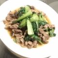 ひゃっふぅ's cooksnap of when they made 豚バラ肉とチンゲン菜のごま油炒め.
